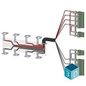 Kit de alimentación de 4 polos para 3KC ATyS g ATSE 250A 3KC9831-1 Piezas de repuesto y accesorios