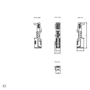 Simatic ET 200SP Unidad de base BU20-P12 A0 4B PLC avanzado 6ES7193-6BP20-0BB1 Diseño