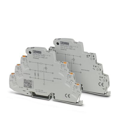 Protector de sobretensiones de 24 V TTC-6-2X1-PT Proteja su equipo industrial con 2 polos