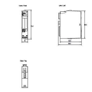 PLC 6ES7134-6JD00-0CA1 ET 200SP AI 4xRTD-TC módulo de entrada analógica con características elevadas