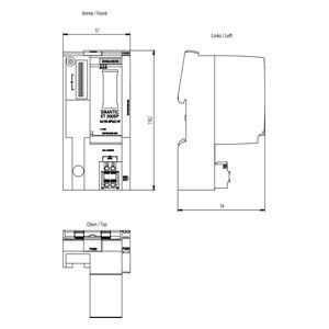 PLC 6ES7155-6AU01-0CN0 ET 200SP IM155-6 PN HF, incluido el módulo de servidor para el funcionamiento de velocidad