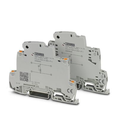 TTC-6-TVSD-D-24DC-PT-I Protector de corrientes de contacto de Phoenix 2 polos de voltaje nominal de 24 V CC