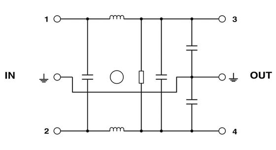 1-3 Contacto con Fénix Filtro EMC 2794110 NEF Frecuencia nominal del centro 50 Hz 60 Hz