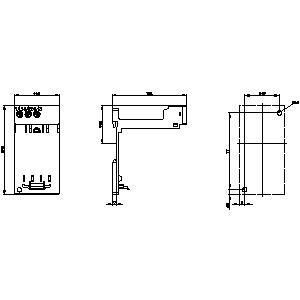 PLC 3RU6916-3AA01 Soporte de terminales para ensamblaje autónomo C-Varia S00 Terminal de tornillo