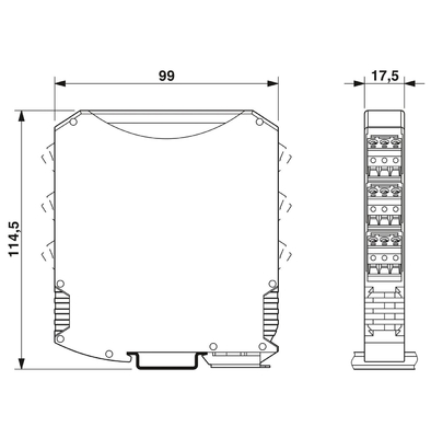 Modulo inalámbrico de contacto con Phoenix RAD-2400-IFS Comunicación inalámbrica para protección IP20