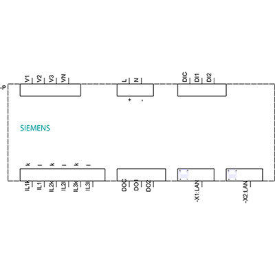 Dispositivo de control de potencia 7KM3220-0BA01-1DA0 para dispositivo de medición en el rango de energía estándar