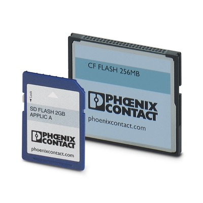 Memoria FLASH CF de grado industrial de 2 GB de Phoenix Contact Una necesidad para su sistema