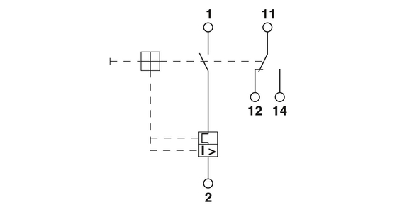 Contacto con Phoenix TM1 6A F1 P Dispositivo térmico magnético Corruptor de circuito 50V CC 5 polos