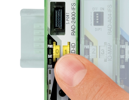 RAD-2400-IFS módulo de comunicación inalámbrico de contacto Phoenix con nivel de protección IP20
