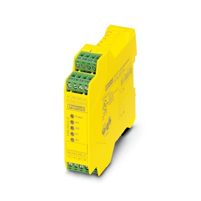 2981486 PSR-SCP-24DC/SDC4/2X1/B Releos de seguridad de contacto con Phoenix con teoría de relevos de voltaje