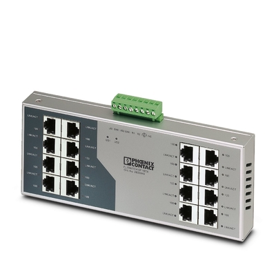 IP20 Nivel de protección 16TX FL SWITCH SF Interruptor Ethernet industrial por contacto con Phoenix
