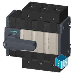 PLC 3KD3432-2NE10-0 SENTRON 3KD Conectores con interruptor de eje para dispositivos básicos de hasta 1600 A