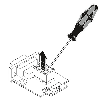 Conector de bus D-SUB para el uso industrial