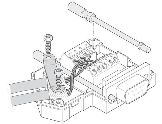 Conexiones sin fisuras con Phoenix Contact 2799490 Conector de autobús SUBCON-PLUS F2 D-SUB