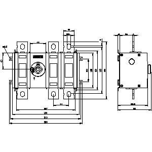 SENTRON 3KD hasta 1600 A Dispositivos básicos Conmutador de desconexión con PLC 3KD4230-0PE20-0