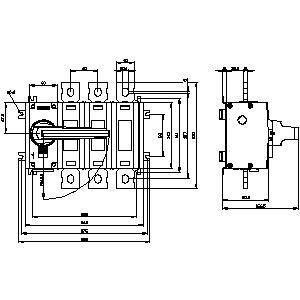 3KD4432-0QE10-0 SENTRON Desconectores de interruptores para dispositivos básicos hasta el límite de 1600 amperes