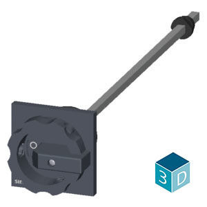 3KD0 Tamaño 01/02 Mecanismo de operación rotativo de acoplamiento de puertas Accesorio completo 3KD9001-5