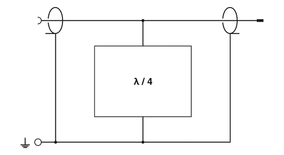 CN-LAMBDA/4-2.25-SB Protector contra sobretensiones de contacto Phoenix con 3 polos y tensión nominal