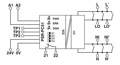 Reporte de voltaje PSR-SCP-24UC/CE2/3X1/1X2/B Garantizar la eficiencia y el contacto con Phoenix