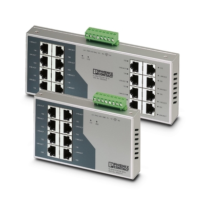 Conexión con Phoenix FL SWITCH SF 8TX Industrial Ethernet Switch Protección IP20 Certificado