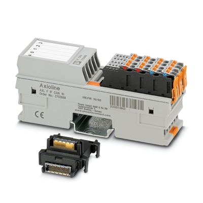 Nivel de protección IP20 Módulo de comunicación de contacto Phoenix AXL F IF CAN 1H para el sector industrial