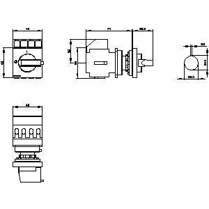 PLC de grado industrial 3LD2050-0TK11 Dispositivos básicos para desconectar el interruptor de control de potencia