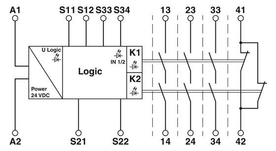 Relay de acoplamiento del relé de voltaje 1051298 PSR-SCP-24UC/CE2/3X1/1X2/B desde Phoenix Contact