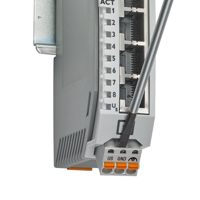 Nivel de protección IP65 FL SWITCH 1108N Interruptor Ethernet industrial para red EtherNet/IP