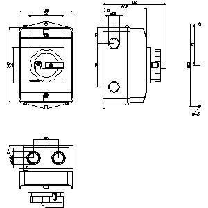 PLC 3LD2064-1GP53 Dispositivos básicos con interruptor de desconexión para una distribución fluida de energía