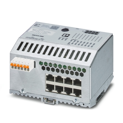 Interruptor Ethernet industrial FL SWITCH 2408 IP65 Nivel de protección y red EtherNet/IP
