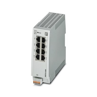 Contacto con Phoenix FL SWITCH 2208 Interruptor Ethernet industrial para conectividad sin fisuras
