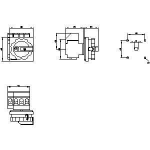 PLC de alta funcionalidad 3LD2103-1TL53 Dispositivos básicos para desconectar el interruptor industrial