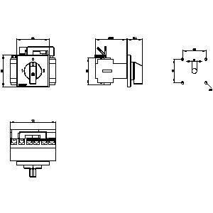 PLC 3LD2123-7UK01 Dispositivos básicos para desconectar el interruptor para aplicaciones industriales