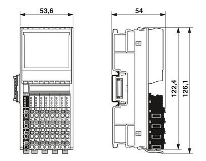 2701560 Phoenix Contacto Automatización de piezas de repuesto Módulo de seguridad AXL F PSDO8/3 1F