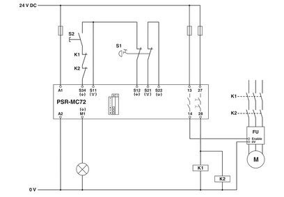Reporte de seguridad de contacto con Phoenix de grado industrial PSR-MC72-2NO-1DO-24DC-SP para PROTECTIVO