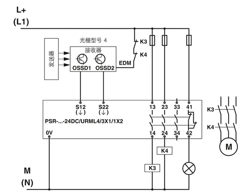 PSR-SCP-24DC/URML4/3X1/1X2/B Módulo de extensión de contacto de Fénix con teoría del relé de voltaje