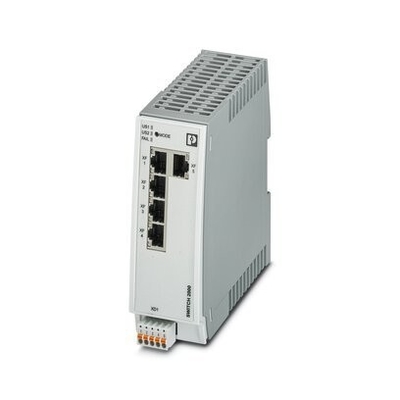 Conexión con Phoenix FL SWITCH 2205 Interruptor Ethernet industrial para aplicaciones industriales