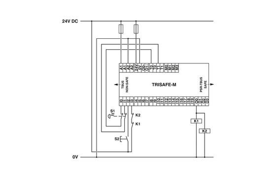 Módulo de seguridad de contacto con Phoenix PSR-SPP-24DC/TS/M 67.5*112*114.5mm relé de acoplamiento