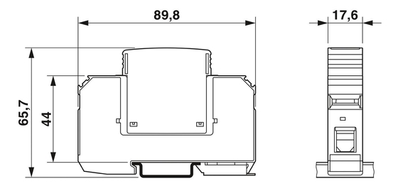 1 Polo 2868020 VAL-MS 60 contacto con Fénix Tipo 2 Protector contra sobretensiones