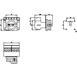3LD2203-3VK53 Dispositivos básicos para desconectar el interruptor de los sistemas de automatización industrial