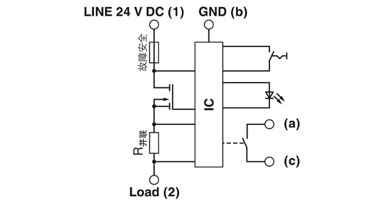 24 V DC 2800904 CB E1 24DC/4A NO P Conexión con Phoenix Disruptor de circuito de equipos electrónicos