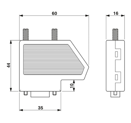 2744694 SUBCON-PLUS-CAN Conector de bus D-SUB de contacto Phoenix con una alta compatibilidad