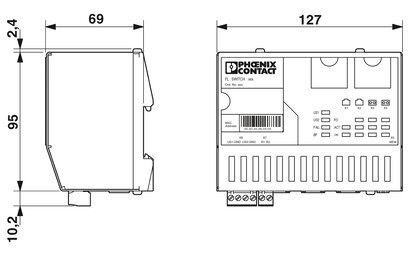 Conexión con Phoenix FL SWITCH IRT 4TX Interruptor Ethernet Industrial para una integración perfecta