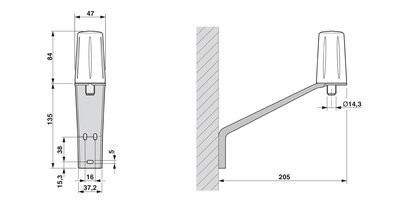 Actualice sus piezas de repuesto de Phoenix Contact Automation con 5M TC ANT MOBILE WALL ANTENA