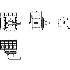 PLC 3LD2305-1TL11 Dispositivos básicos para desconectar el interruptor de control de potencia