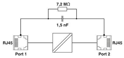 2313915 Contacto Phoenix Automatización industrial piezas de repuesto Modem FL aislador 1000-RJ/RJ 22.5*99*92mm