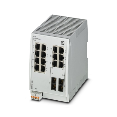 Nivel de protección IP65 FL SWITCH 2214-2FX SM Phoenix Contact Interruptor Ethernet industrial