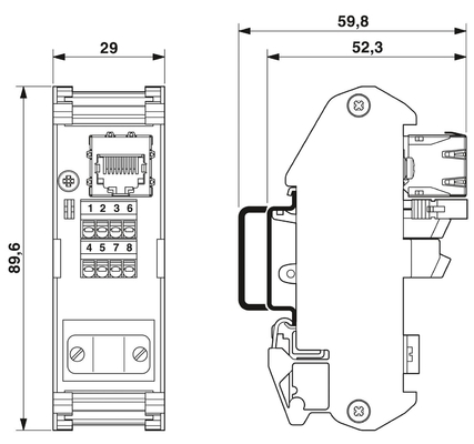 Actualice sus conexiones de red con el panel de parches FL-PP-RJ45-SCC de Phoenix Contact