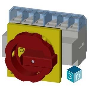 PLC 3LD2504-3VK53 Dispositivos básicos con interruptor de desconexión para un control de energía seguro y protegido