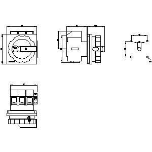 PLC de grado industrial 3LD2804-1TP51 Dispositivos básicos para desconectar el interruptor de rendimiento